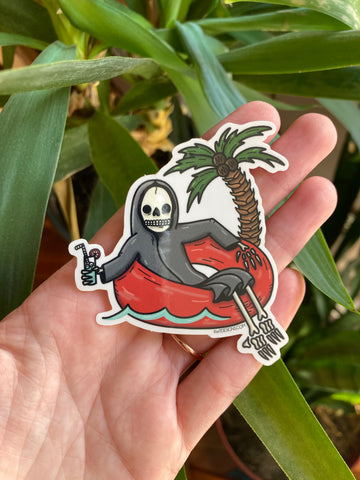 Swim Reaper Sticker